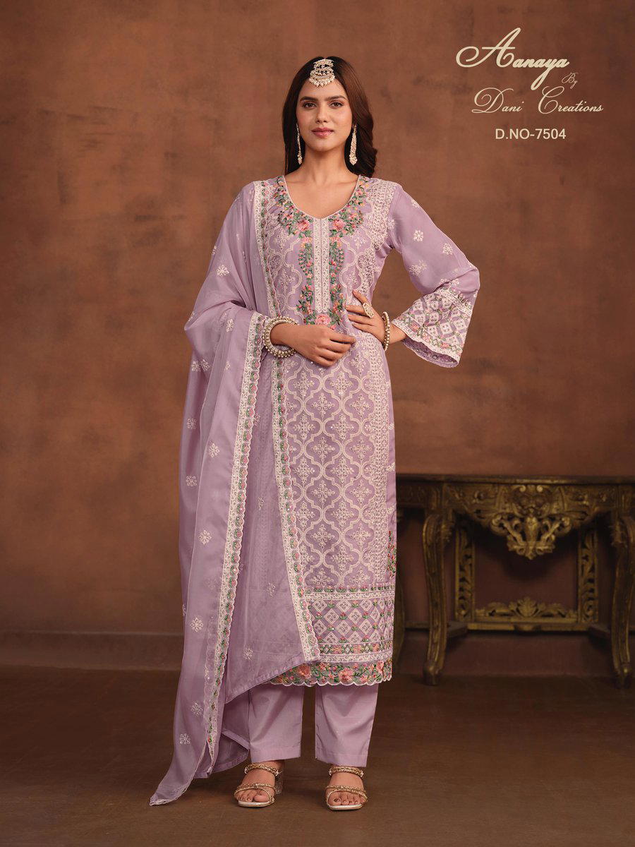 AANAYA VOL-175 BY TWISHA SOFT ORGANZA SALWAR KAMEEZ WHOLESALER IN INDIA 1