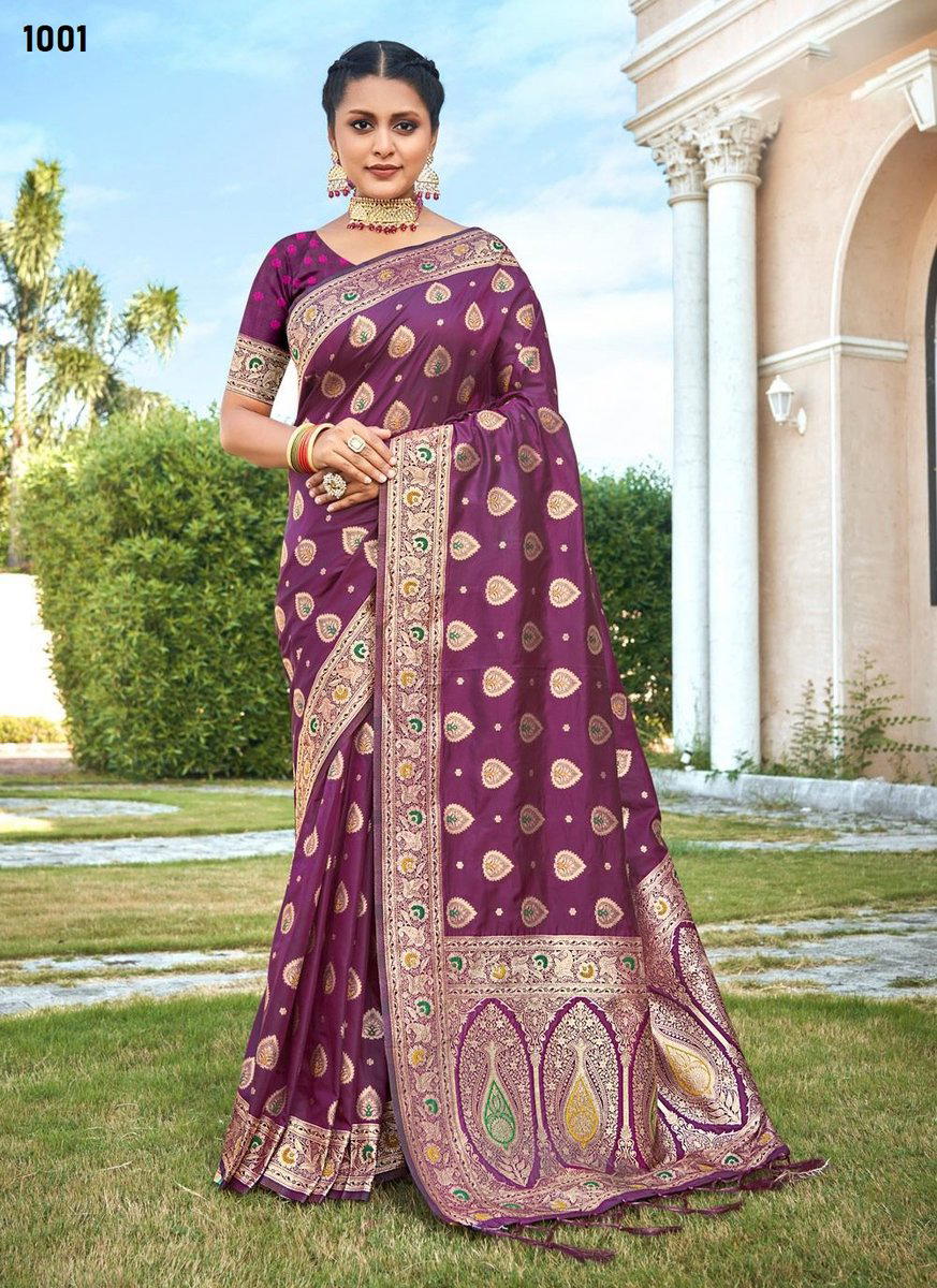 RADHA PYARI SILK BY BUNAWAT BANARASI SILK SAREE WHOLESALER IN INDIA 1