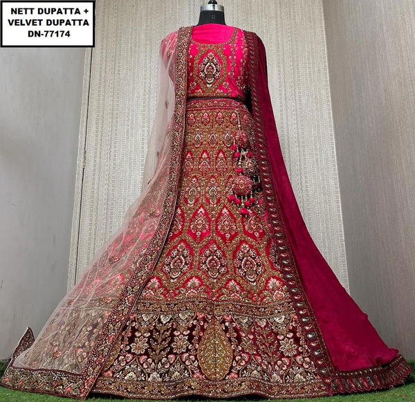 PARVATI 77174 & 77181 DESIGNER WEDDING LEHENGA CHOLI WHOLESALE IN SURAT