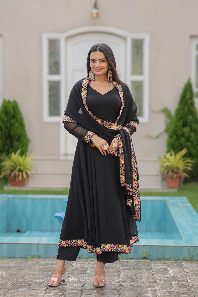 BANWERY ANSHIK DESIGNER ANARKALI SALWAR SUIT WHOLESALER IN INDIA 1