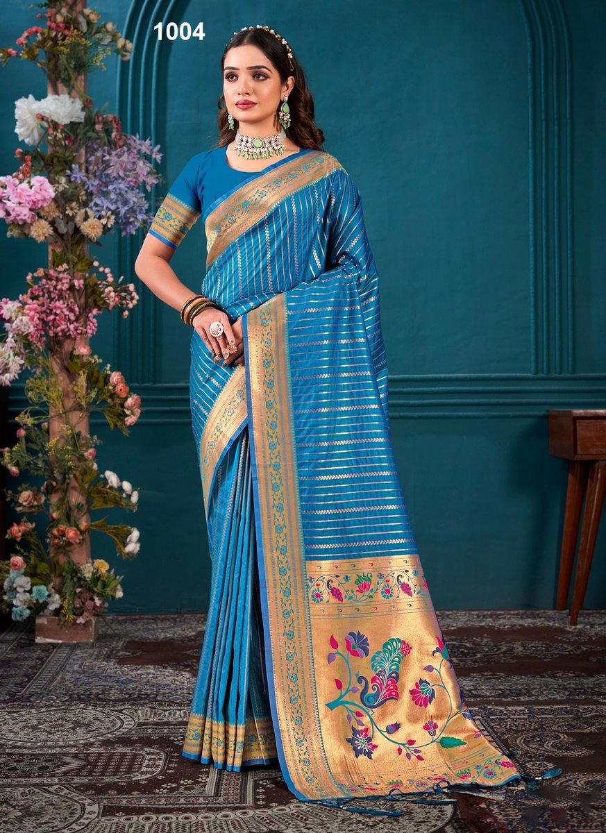 PURVA SILK BY BUNAWAT PAITHANI SILK SAREE MANUFACTURER IN INDIA 1