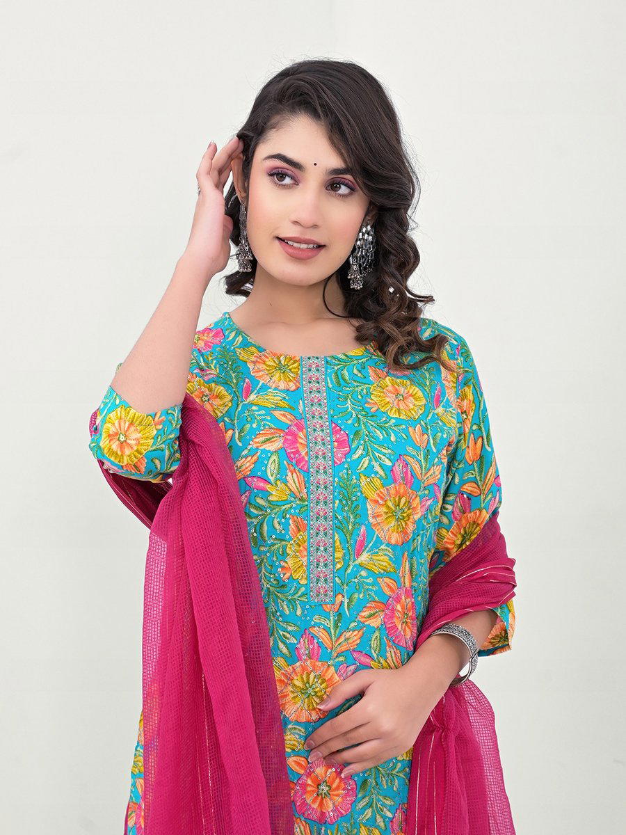 LABEL KHOJ 807A & 807B designer salwar suti wholesaler in suart 1