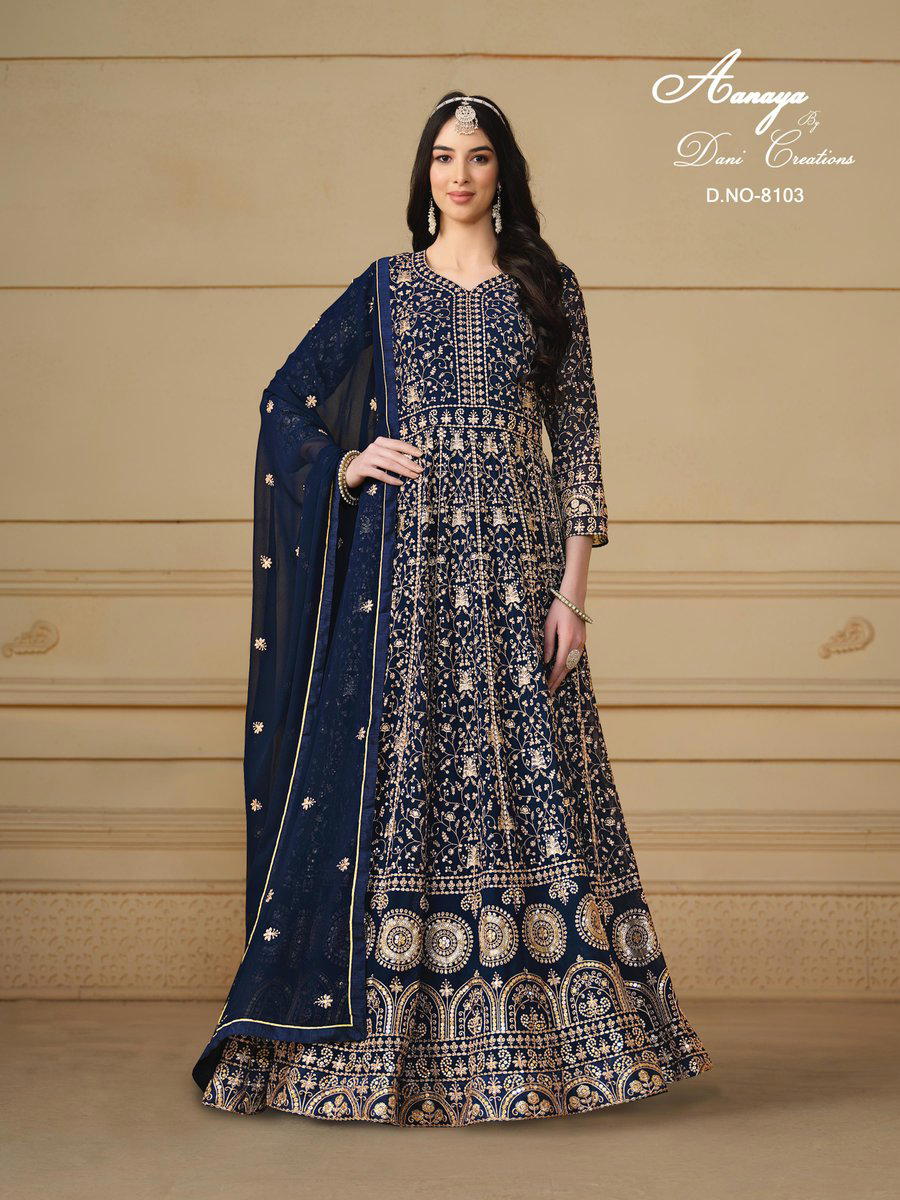 AANAYA VOL-181 BY TWISHA GEORGETTE SALWAR KAMEEZ WHOLESALER IN INDIA 1