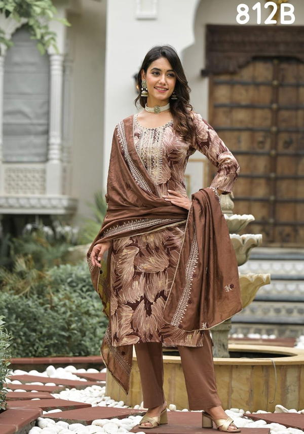 LABEL KHOJ 811A TO 812B DESIGNER SALWAR SUIT WHOLESALER IN SURAT