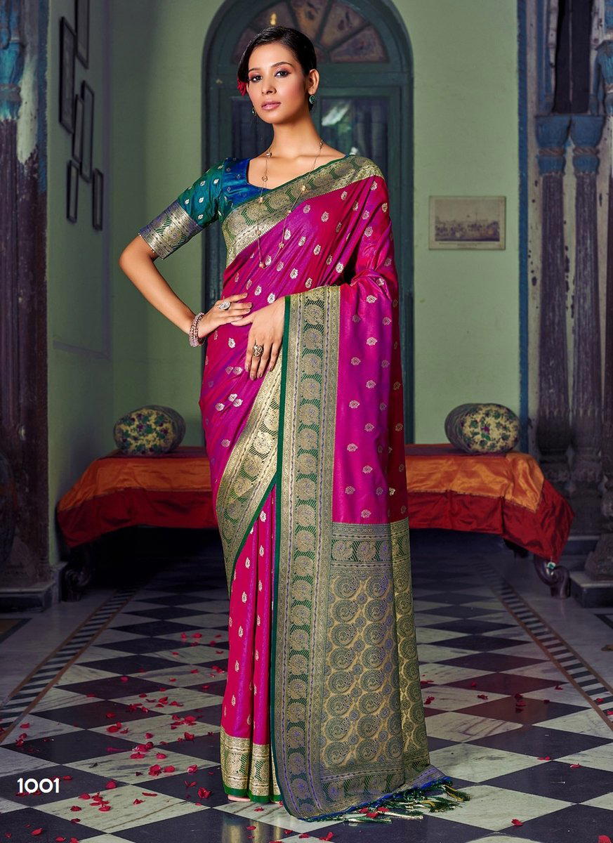 BANARASI SILK BY SANGAM PRINTS BANARASI SILK SAREE WHOLESALER IN INDIA 1