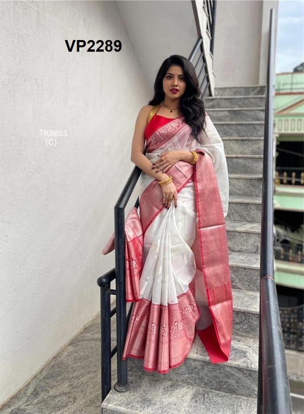 D.NO. VP2289 BY FASHION BERRY JACQUARD SAREE MANUFACTURER IN INDIA