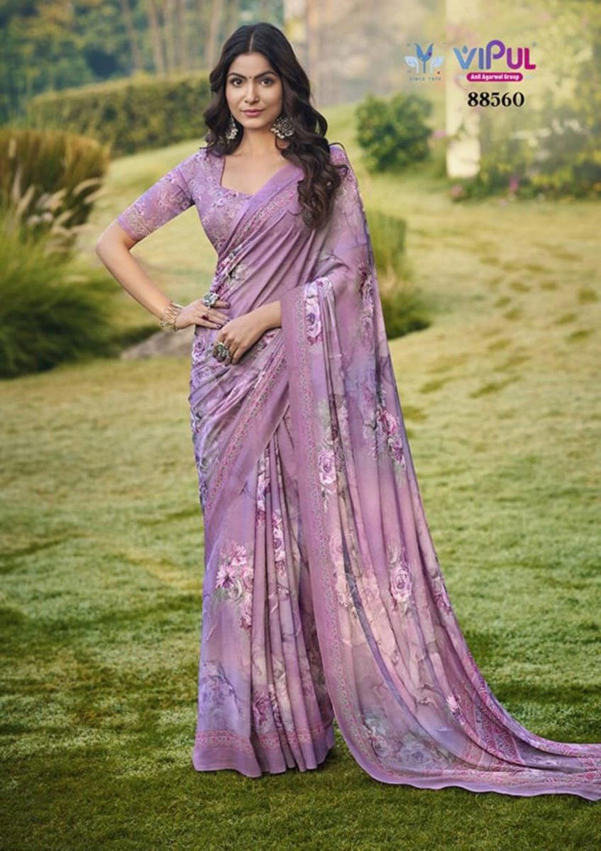 VIPUL SIDDHI 88560 TO 88568 DESIGNER WETLESS SAREE WHOLESALER IN INDIA 1