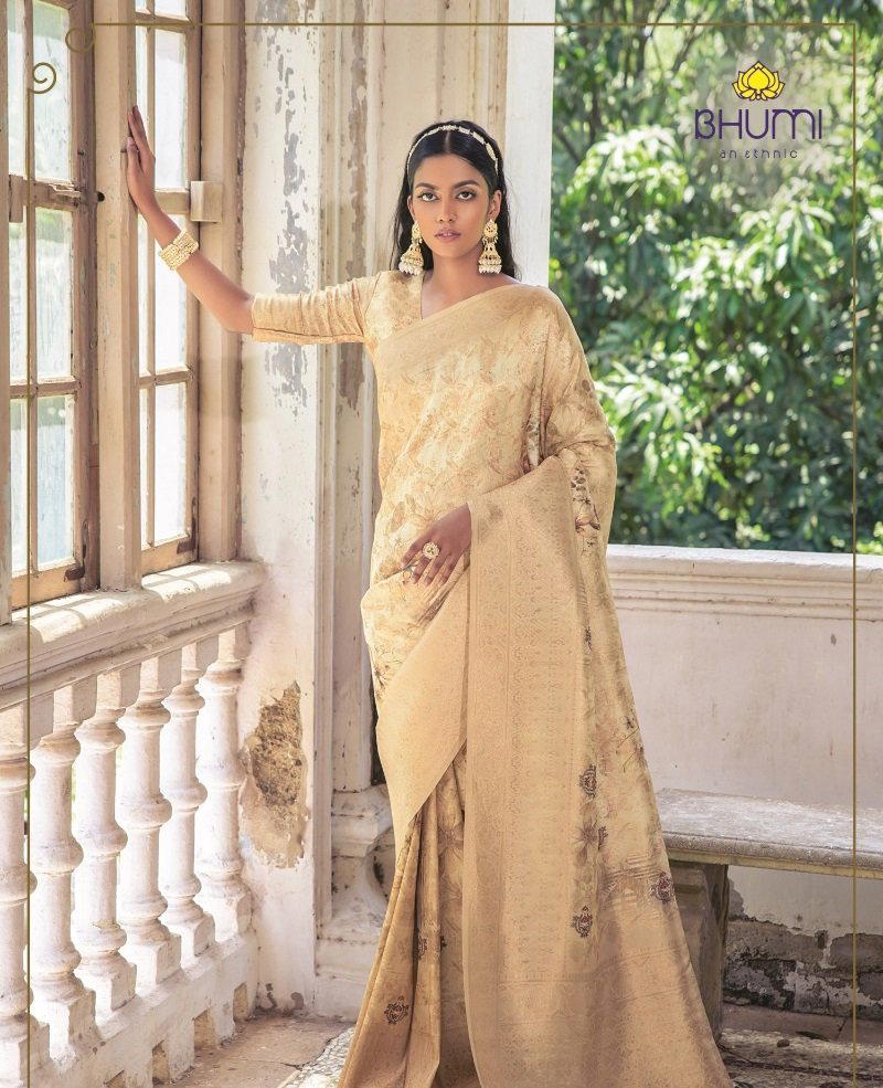BHUMI FASHION ZEENAT VOL-01 9011 TO 9017 DESIGNER SILK SAREE WHOLESALER IN INDIA 1