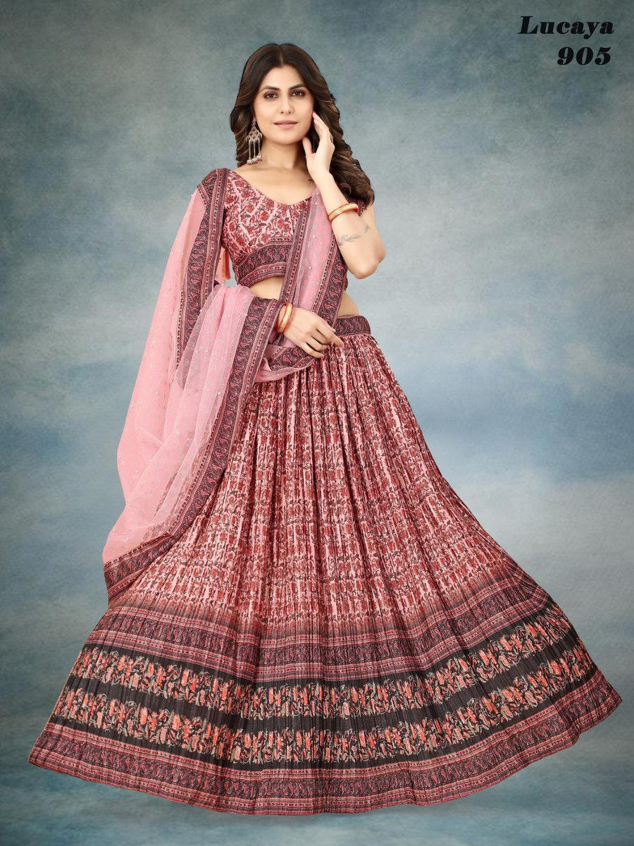 LUCAYA VOL-9 BY SAGAR IMPEX PRINTED LEHENGA CHOLI MANUFACTURER IN INDIA 1