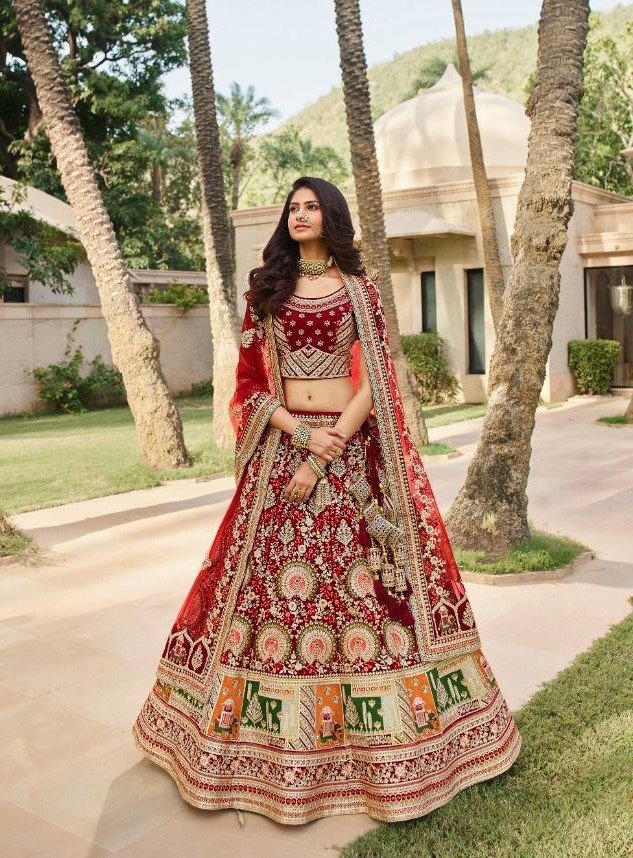 VOL-19 BY ROYAL VELVET LEHENGA CHOLI WHOLESALER IN INDIA 1