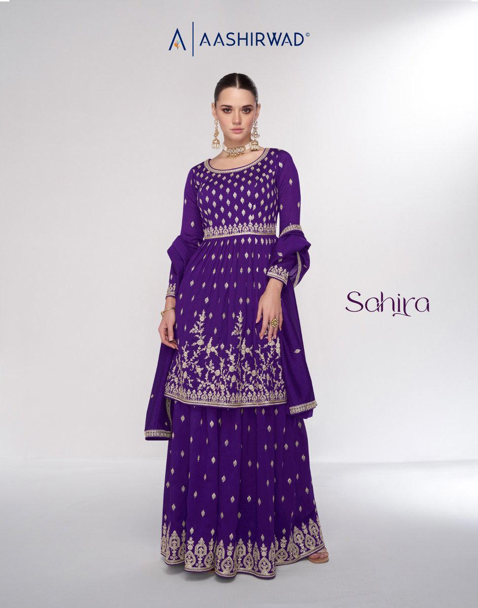 AASHIRWAD SAHIRA 9989 TO 9991 DESIGNER PAKISTANI SALWAR SUIT WHOLESALER IN SUART 1