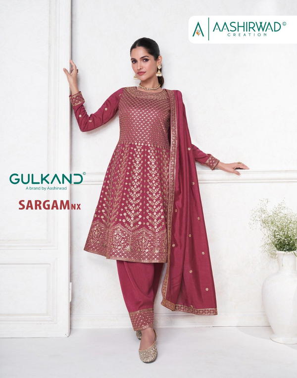 SARGAM NX BY AASHIRWAD CREATION SILK SALWAR KAMEEZ WHOLESALER IN INDIA