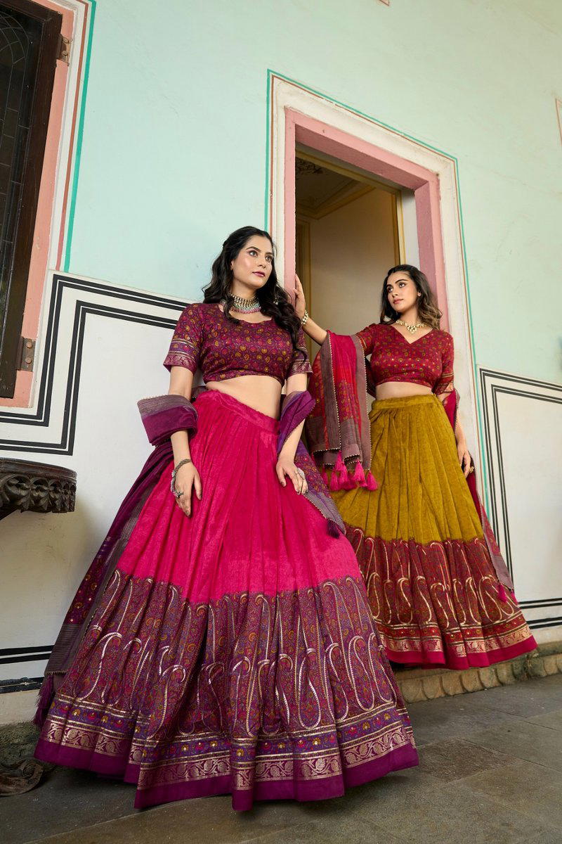 AAWIYA SANAYA 1209 DESIGNER LEHENGA CHOLI WHOLESALER IN SURAT 1