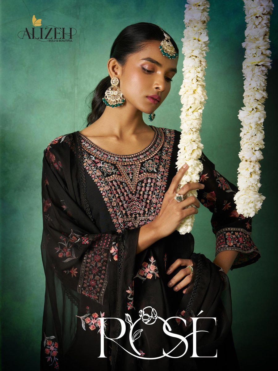 ALIZEH ROSE 7005 TO 7008 DESIGNER SALWAR SUIT WHOLESALER IN INDIA 1