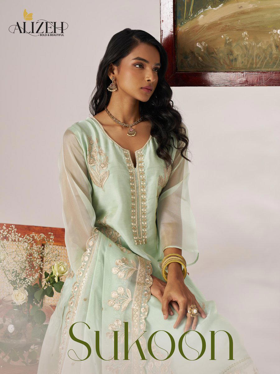 ALIZEH SUKOON 7022 TO 7025 DESIGNER SALWAR SUIT WHOLESALER IN INDIA 1