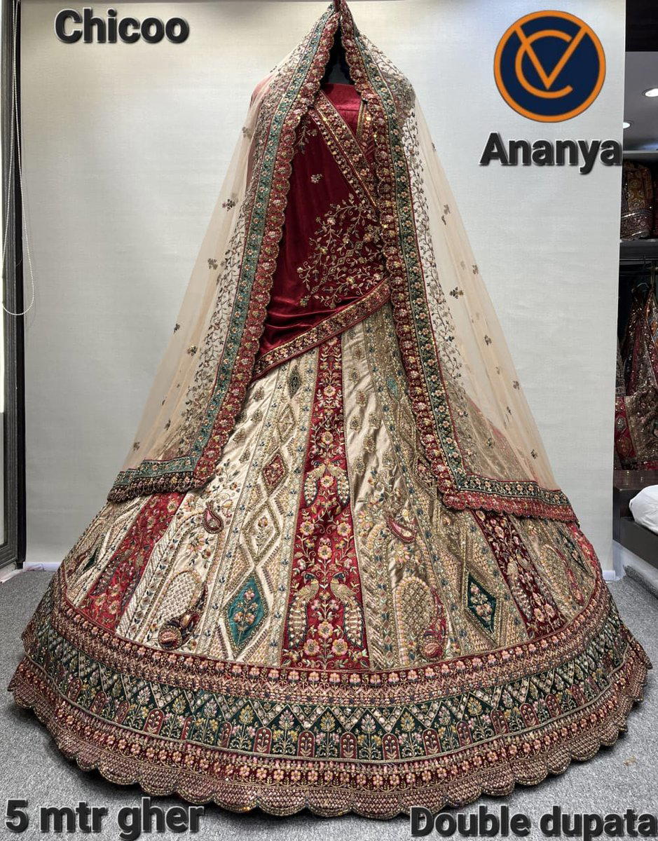ANANYA BY VAISHNAVI EMBROIDERY LEHENGA CHOLI WHOLESALER IN INDIA 1
