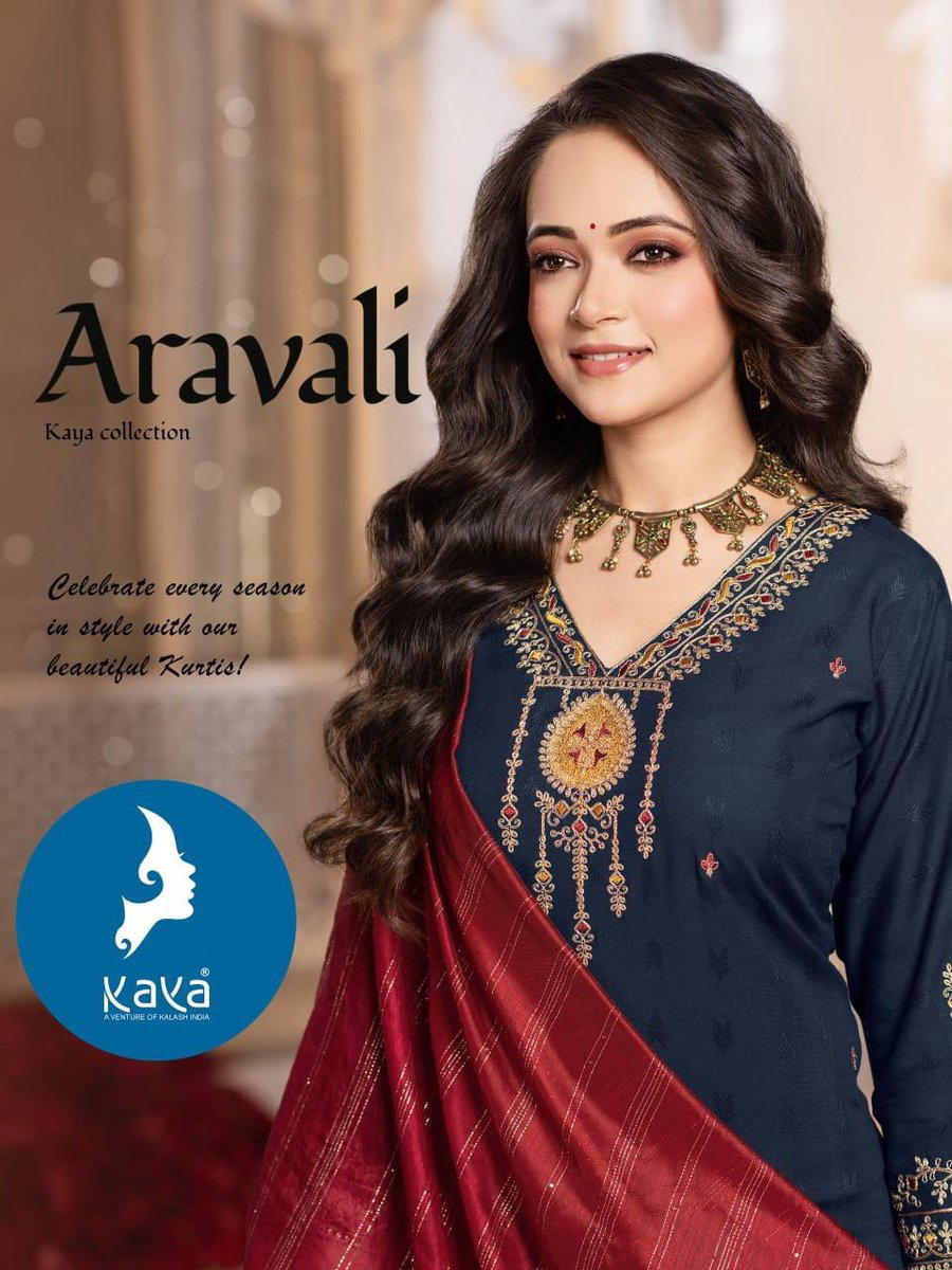 ARAVALI BY KAVYA KURTI DESIGNER RAYON SALWAR SUIT WHOLESALER IN INDIA 1