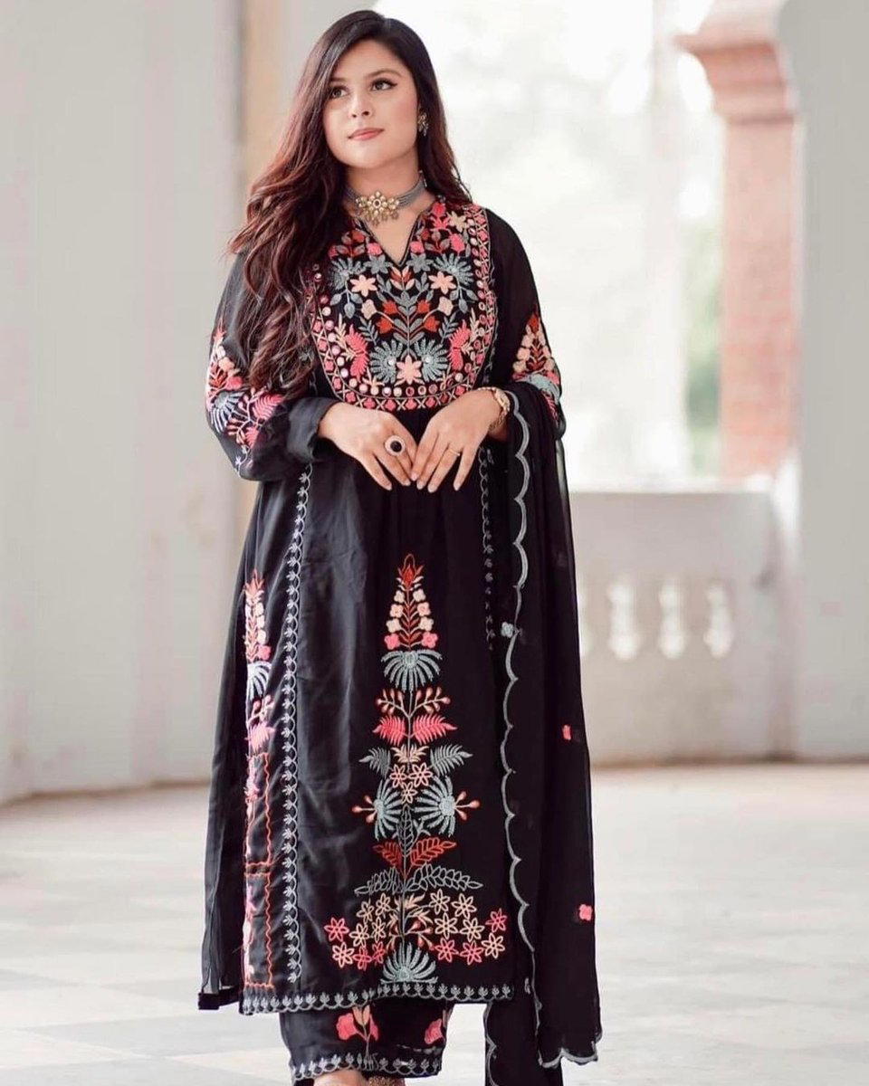 KASIDA BY AFSANA GEORGETTE SALWAR KAMEEZ WHOLESALER IN INDIA 1