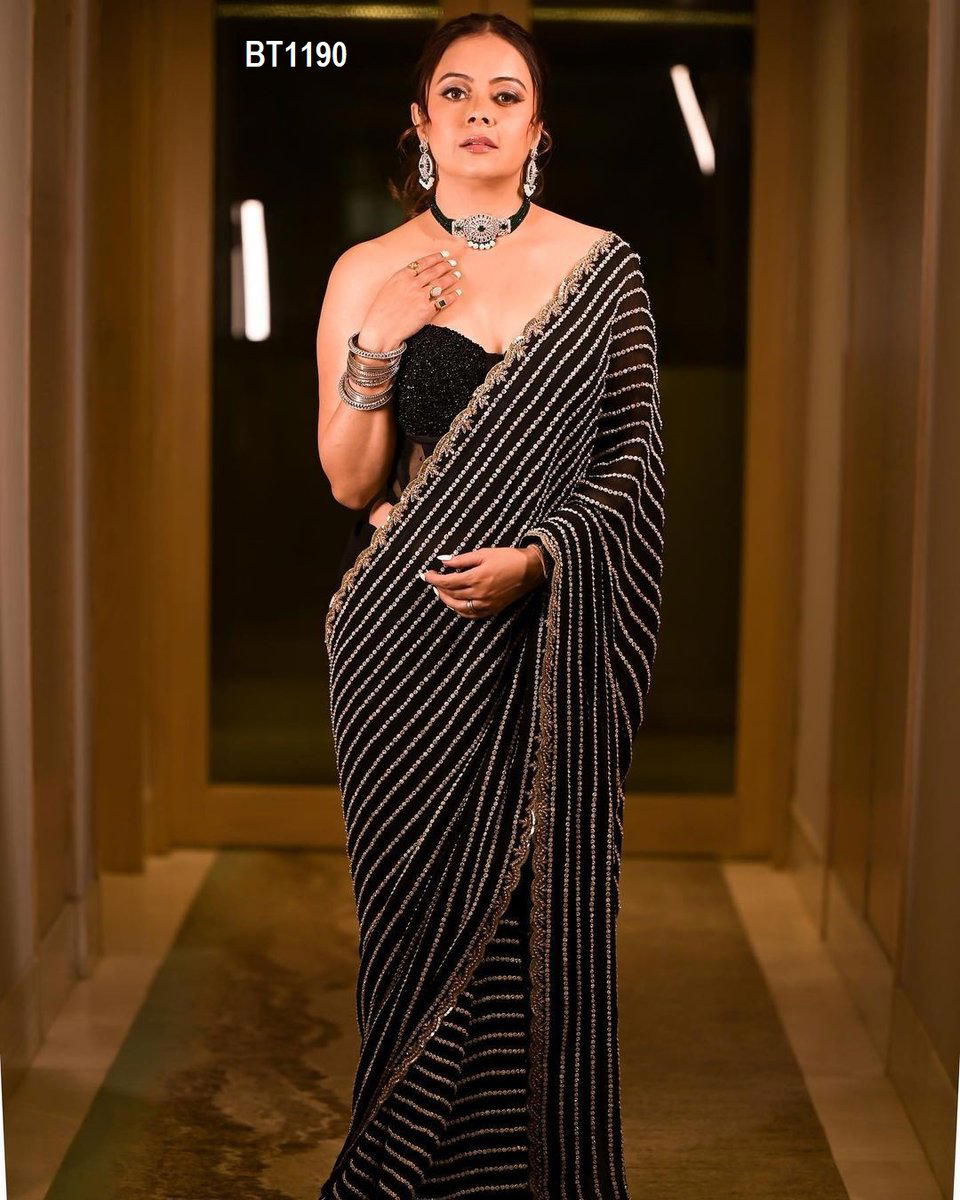 D.NO. BT1190 BY BT GEORGETTE SAREE MANUFACTURER IN INDIA 1