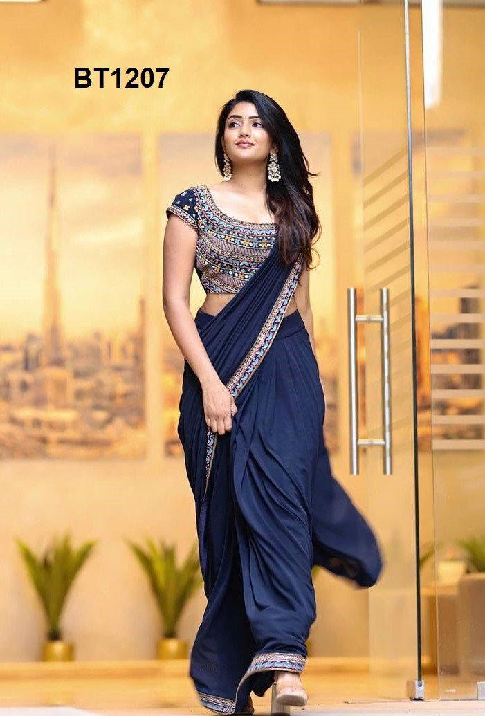 D.NO. BT1207 BY BT PARTY WEAR SAREE WHOLESALER IN INDIA 1