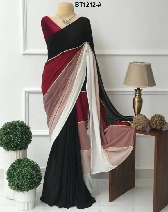 BT BT1212 DESIGNER SOFT GEORGETTE SAREE WHOLESALER IN INDIA 1