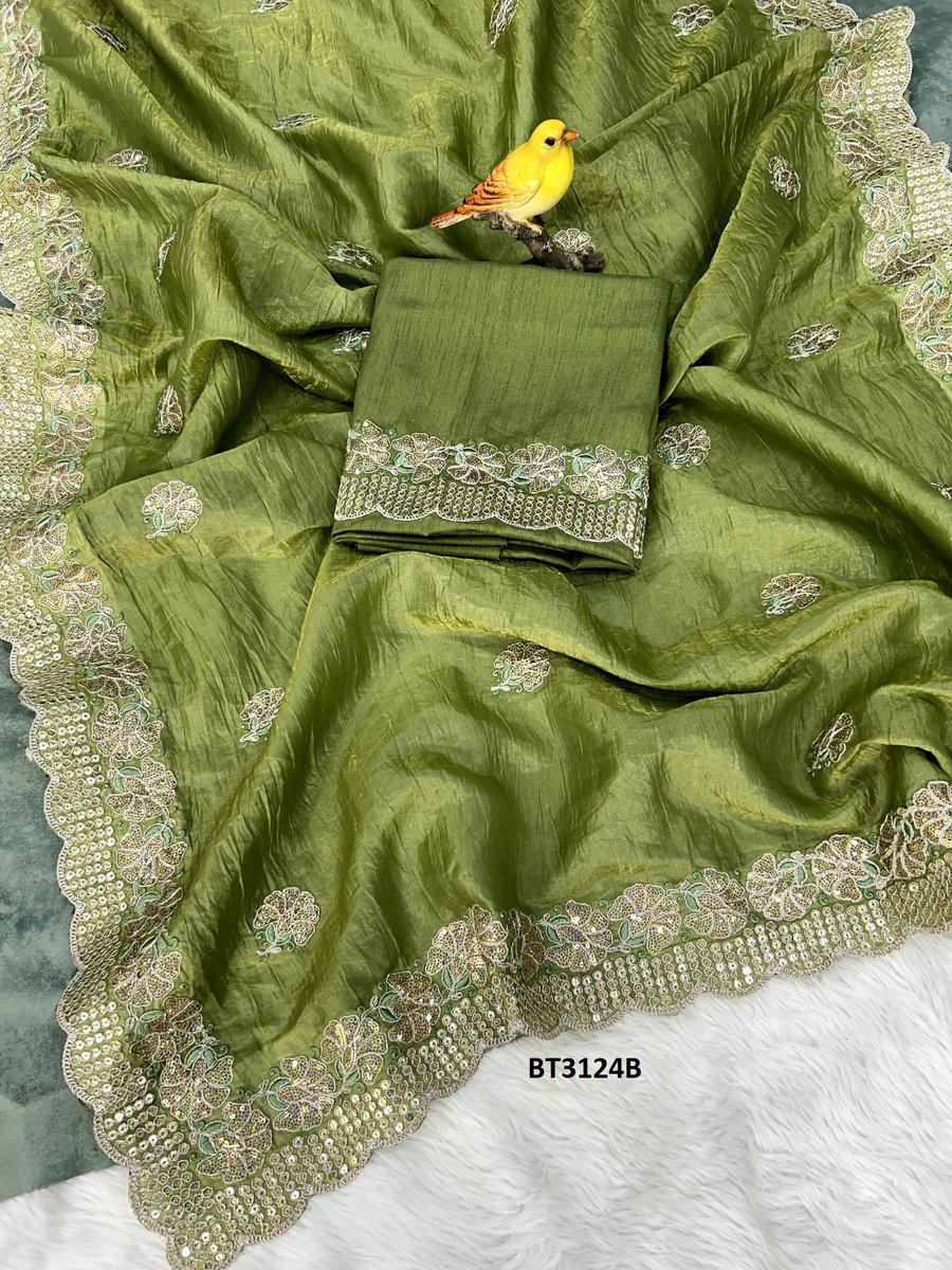 BT BT3124 COLOUR'S DESINGER SAREE WHOLESALER IN INDIA 1