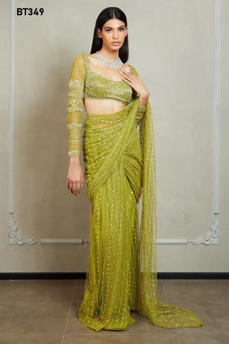 D.NO. BT349 BY BT BUTTERFLY NET SAREE MANUFACTURER IN INDIA 1