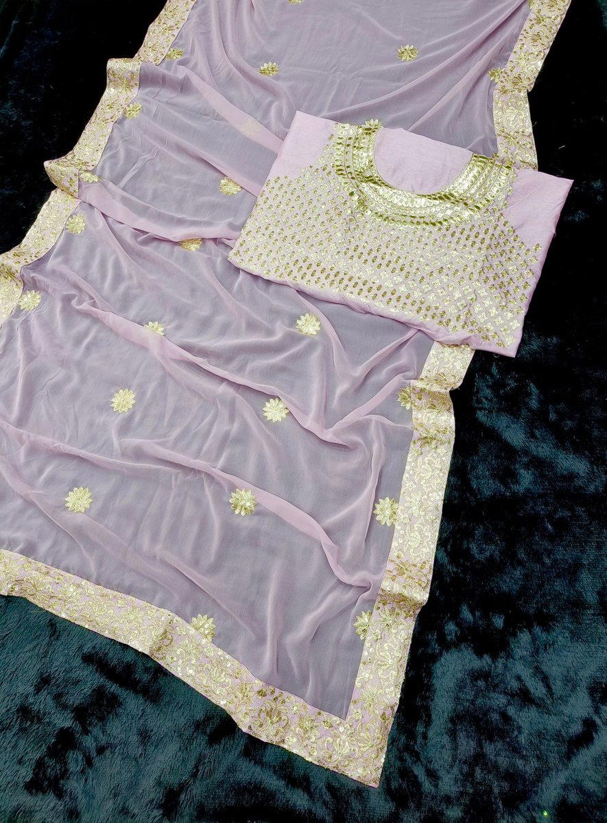 D.NO. BT383 BY BT GEORGETTE SAREE WHOLESALER IN INDIA 1
