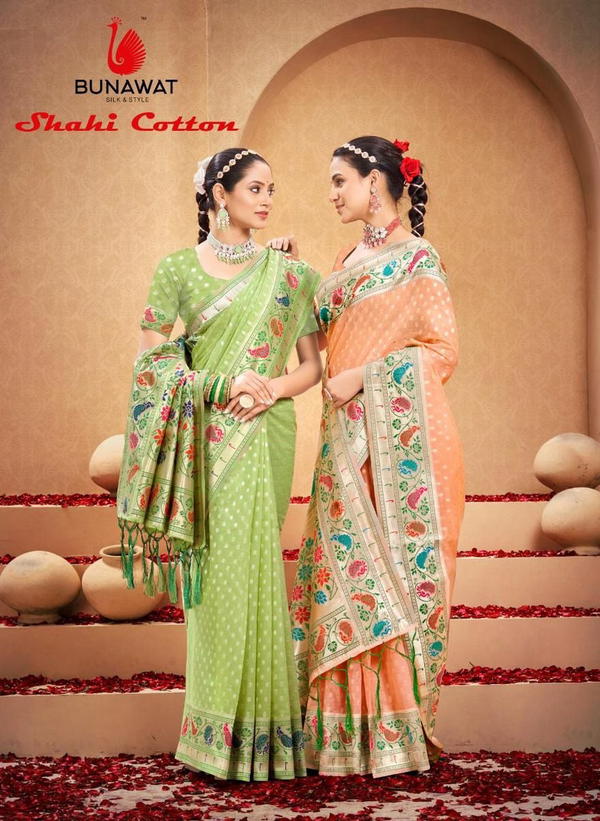 SHAHI COTTON BY BUNAWAT COTTON SAREE MANUFACTURER IN INDIA