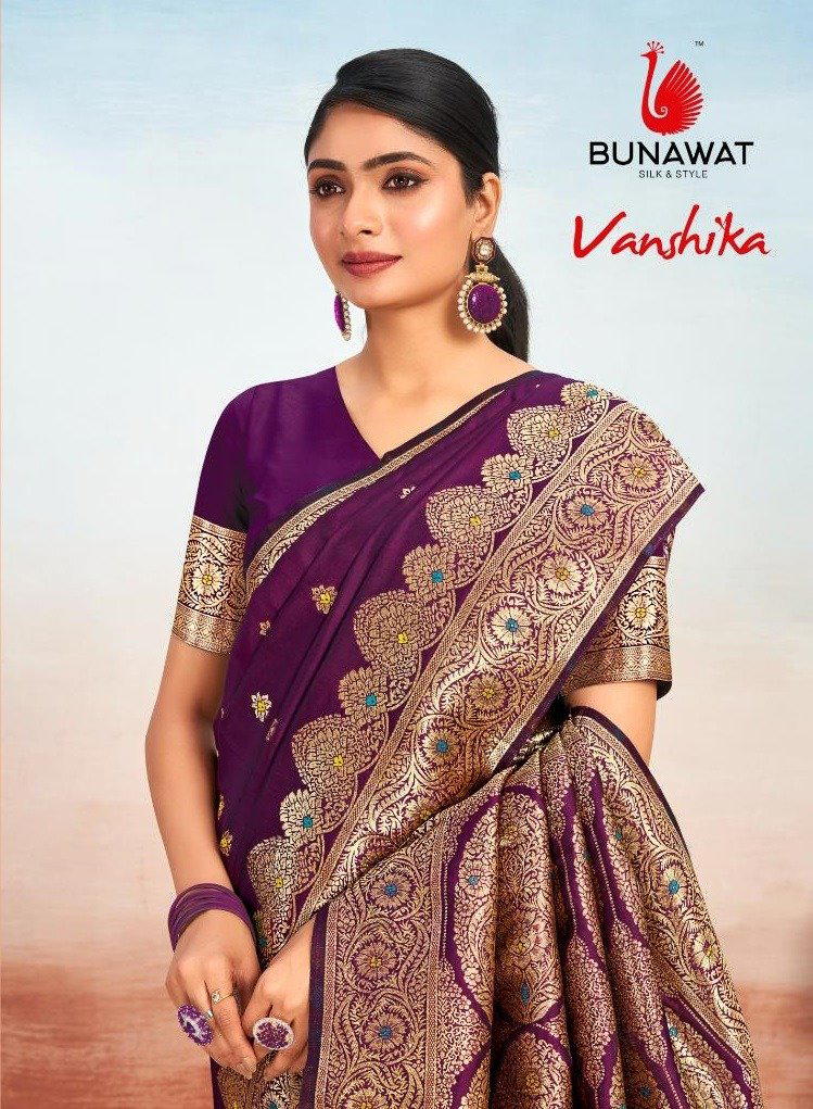 VANSHIKA BY BUNAWAT SILK SAREE WHOLESALER IN INDIA 1