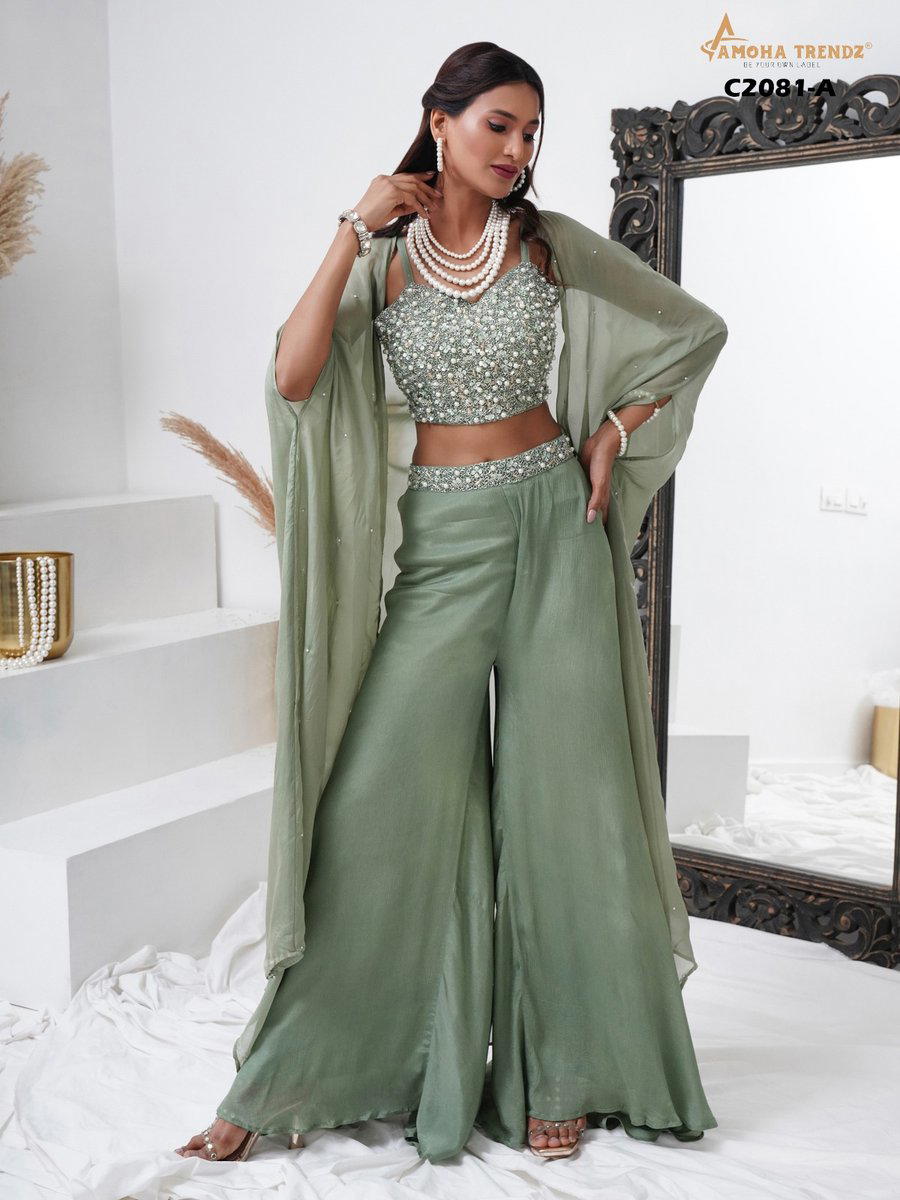 AMOHA C2081A & B DESIGNER CROP TOP WHOLESALER IN INDIA 1