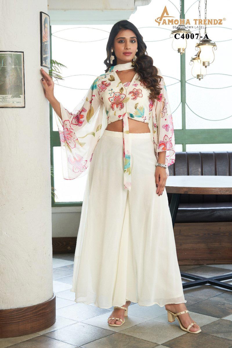 AMOHA C4007-A DESIGNER READYMADE CROP TOP WHOLESALER IN INDIA 1