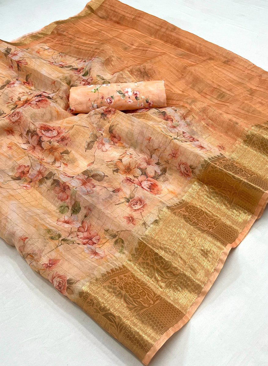 COTTAN DIGITAL PRINT BY SRC DESIGNER COTTAN SAREE WHOLESALER IN INDIA 1
