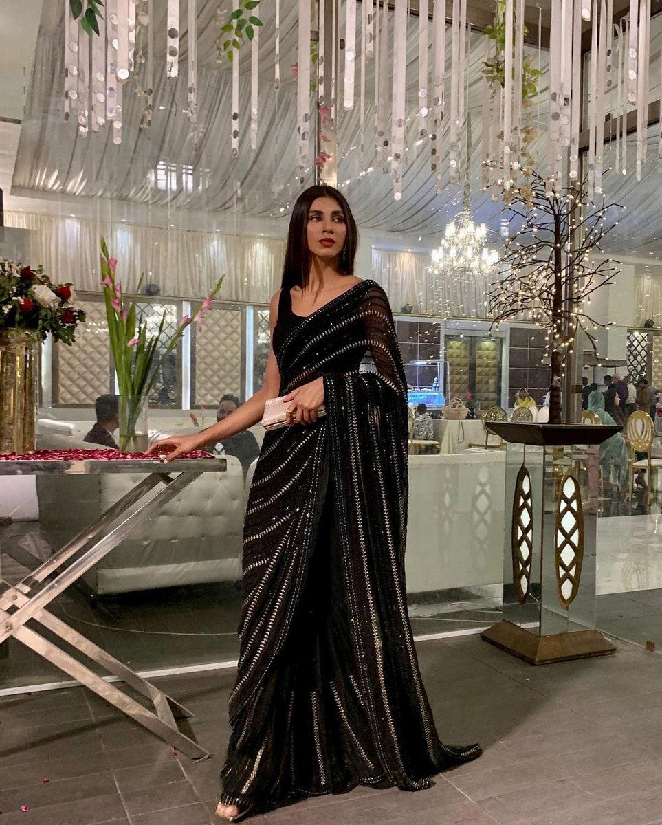 DF 3351 BOLLYWOOD DESIGNER GEORGETTE SAREE WHOLESALER IN INDIA 1