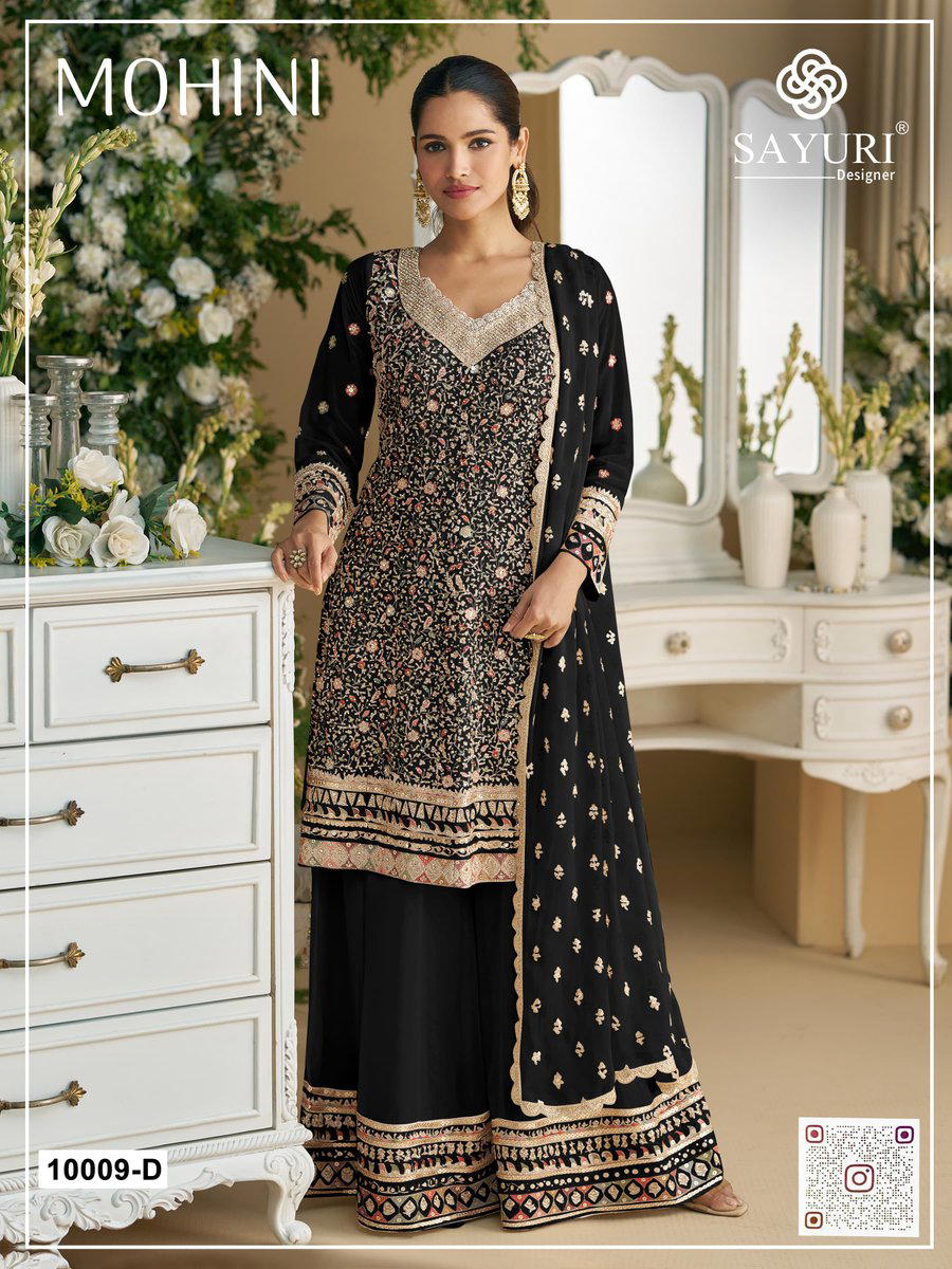 DN 10009 BY SAYURI DESIGNER GEORGETTE SALWAR SUIT WHOLESALER IN INDIA 1