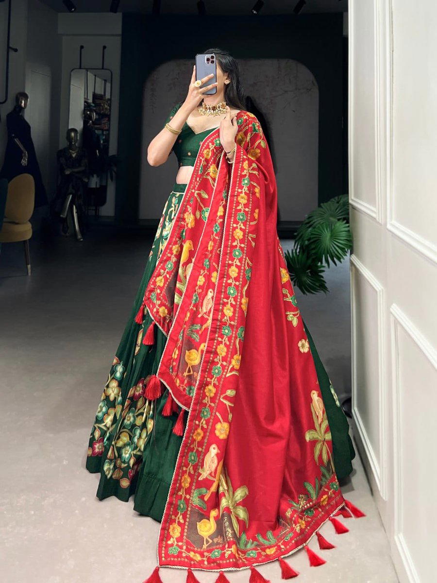 DN 1239 BY LNB DESGNER SILK LEHENGA CHOLI WHOLESALER IN INDIA 1