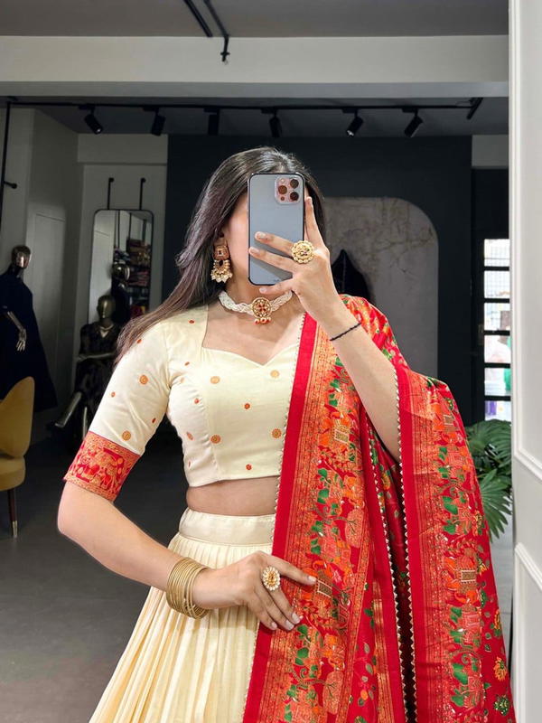 DN 1245 BY LNB DESIGNER SILK LEHENGA CHOLI WHOLESALER IN INDIA