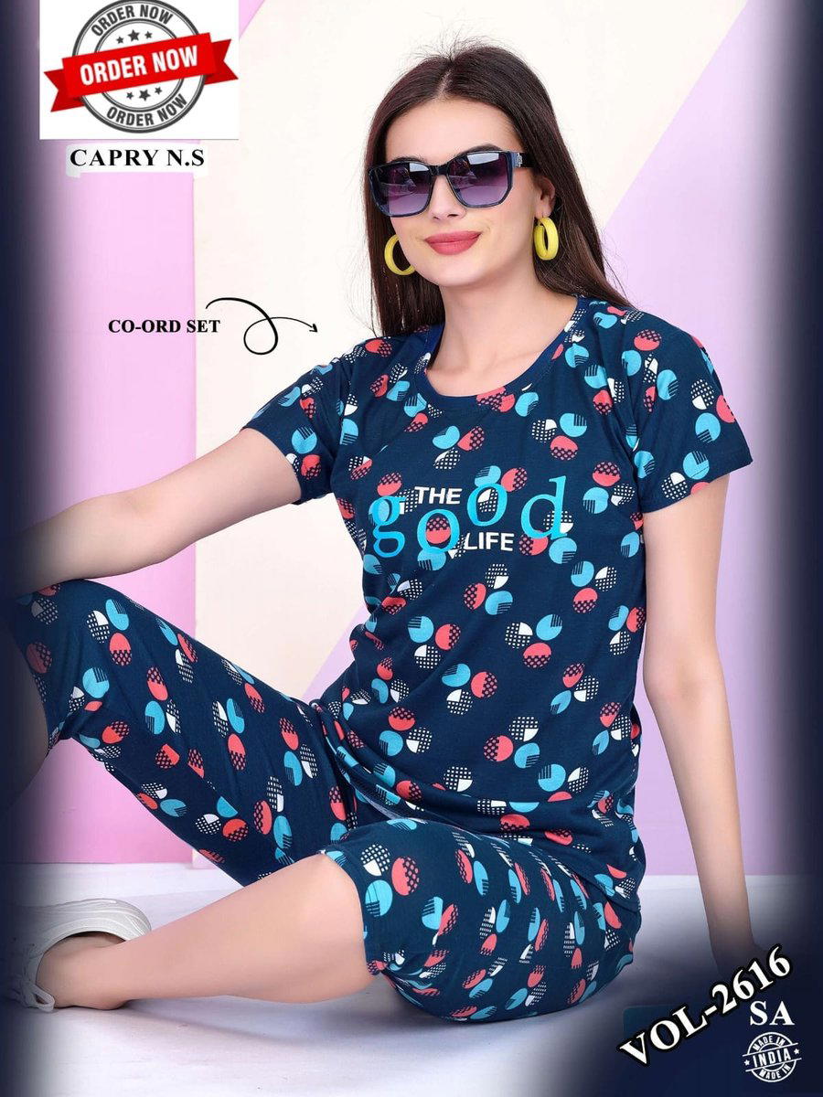 DN 2616 BY SUMMER SPECIAL DESIGNER NIGHT SUITS WHOLESALER IN INDIA 1