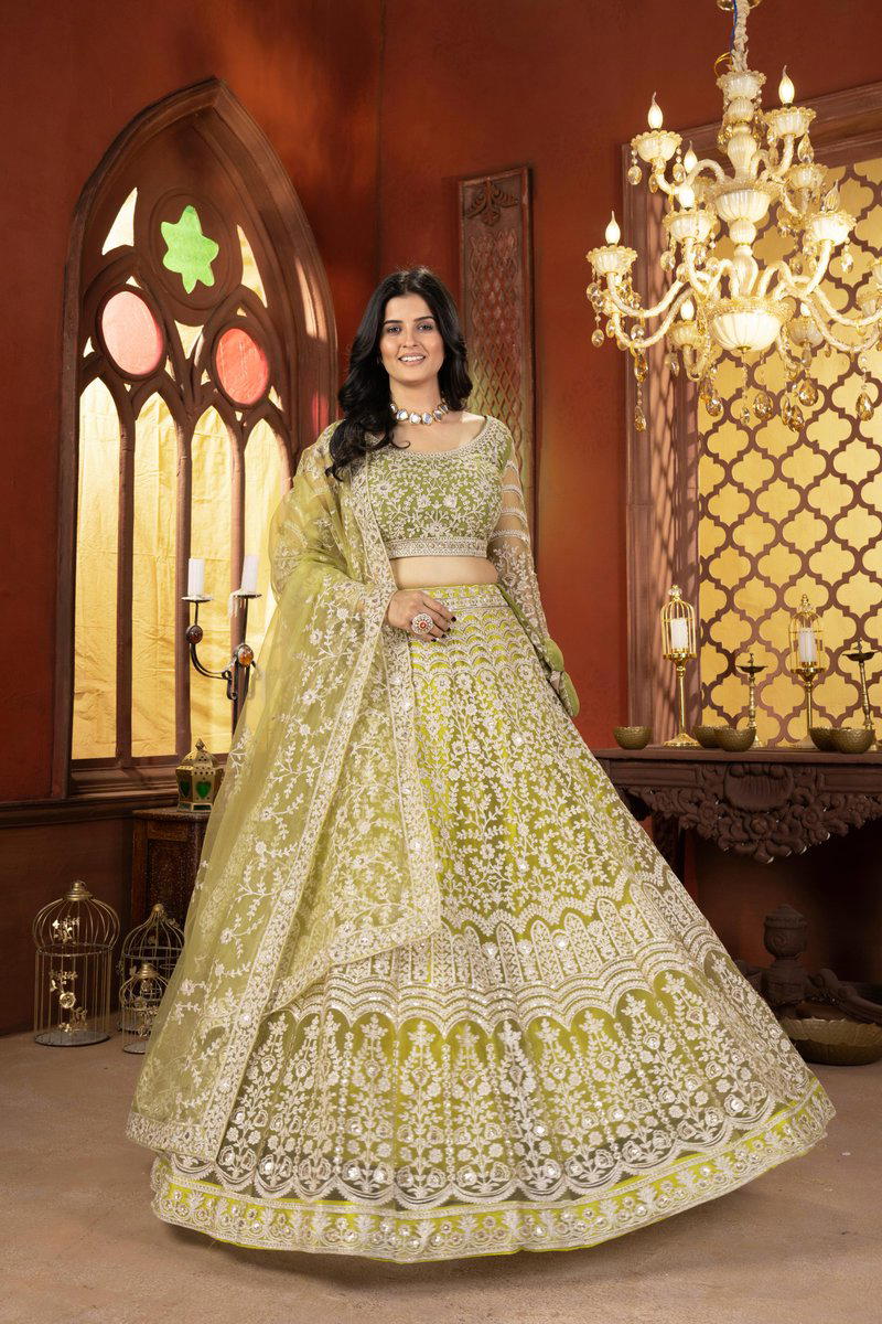 DN 5103 BY DVD DESIGNER LEHENGA CHOLI WHOLESALER IN INDIA 1