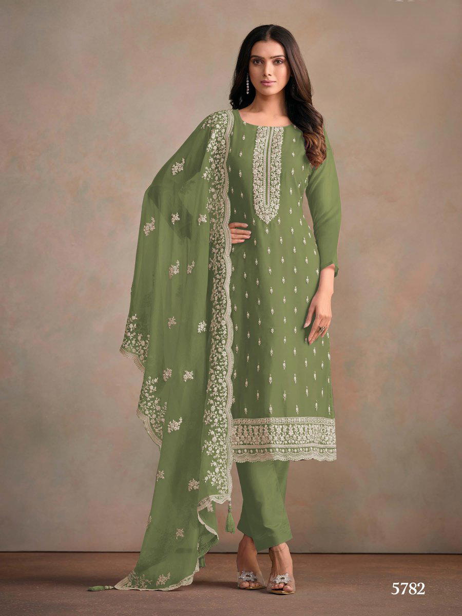 DN 5781 BY VIPUL AVERIE DESIGNER SILK SALWAR KAMEEZ WHOLESALER IN INDIA 1