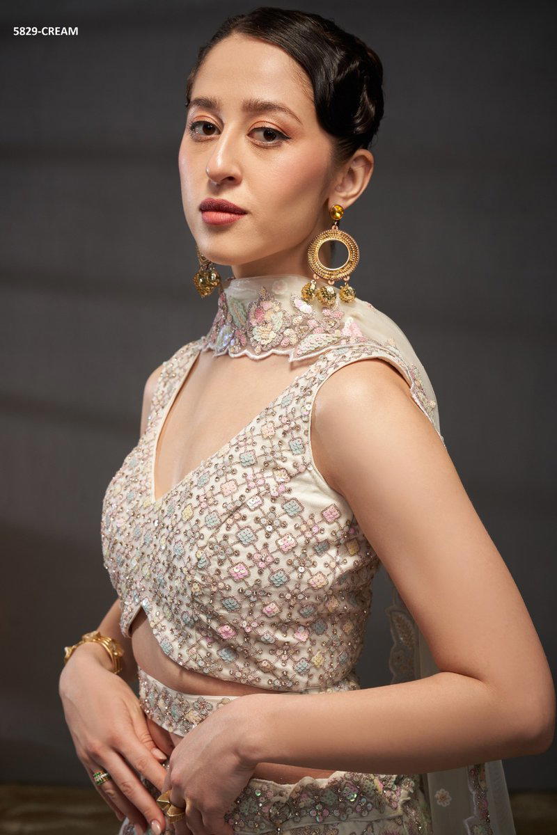 DN 5829 BY PF DESIGNER LEHENGA CHOLI WHOLESALER IN INDIA 1