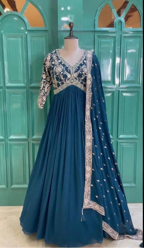 DN 5862 BY RTC DESIGNER FAUX GEORGETTE SALWAR SUIT WHOLESALER IN INDIA 1