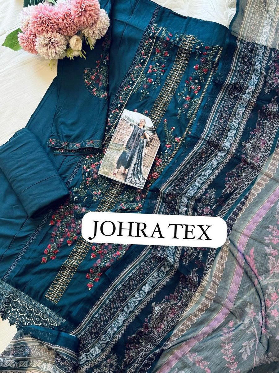 DN JT-165D BY JOHRA TEX DESIGNER SALWAR SUIT WHOLESALER IN INDIA 1