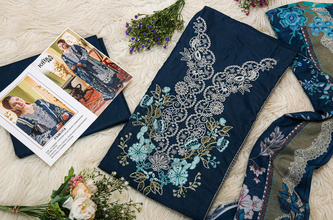 DN JT-171 B BY JOHRA TEX DESIGNER COTTON SALWAR SUIT WHOLESALER IN INDIA 1