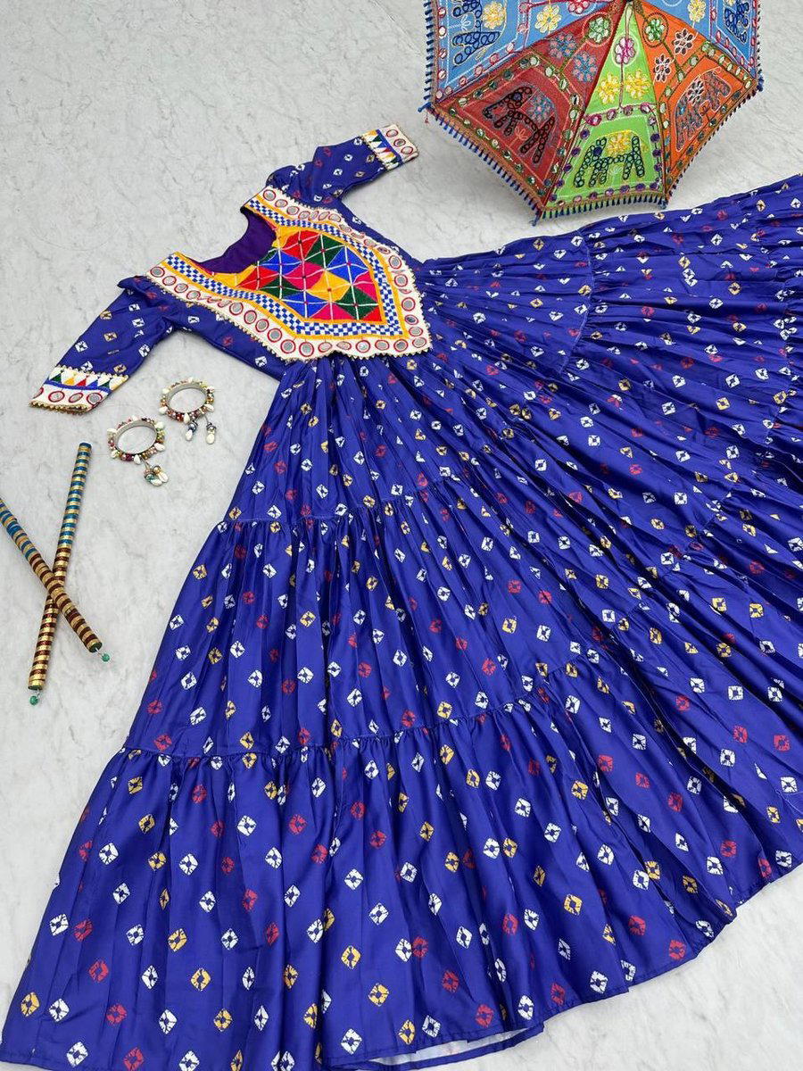 DN N14 BY PRISHA CREATION DESIGNER CHENT CREP GOWNS WHOLESALER IN INDIA 1