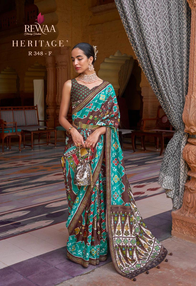 HERITAGE BY REWAA DESIGNER SILK SAREE WHOLESALER IN INDIA 1