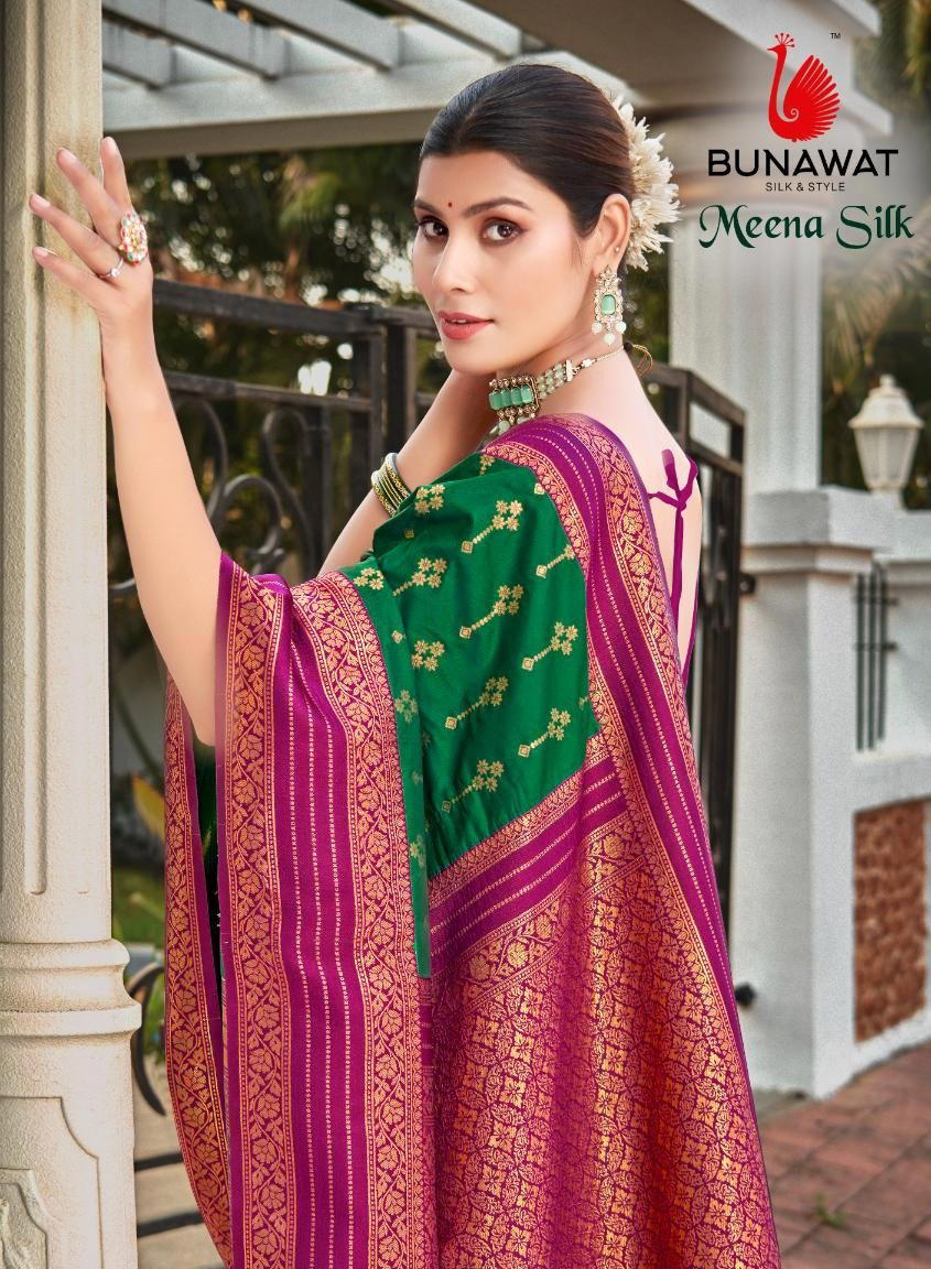 Meena Silk By Bunawat Traditional South Indian Silk Saree Manufacturer and Wholesaler in India 1