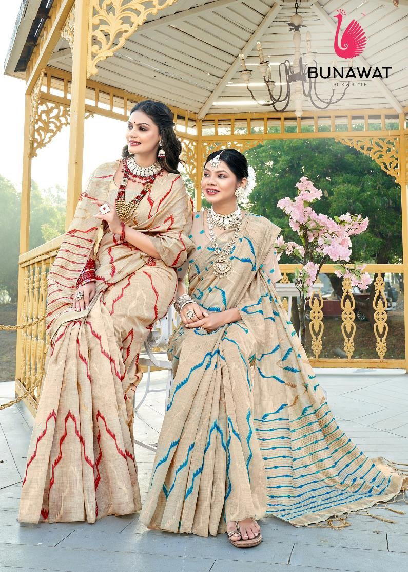 Monika By Bunawat Festive Cotton Printed Saree Wholesaler in India 1