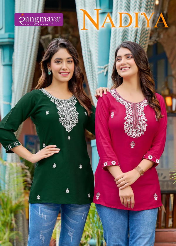 NADIYA BY RANGMAYA DESIGNER TOP WHOLESALER IN SURAT