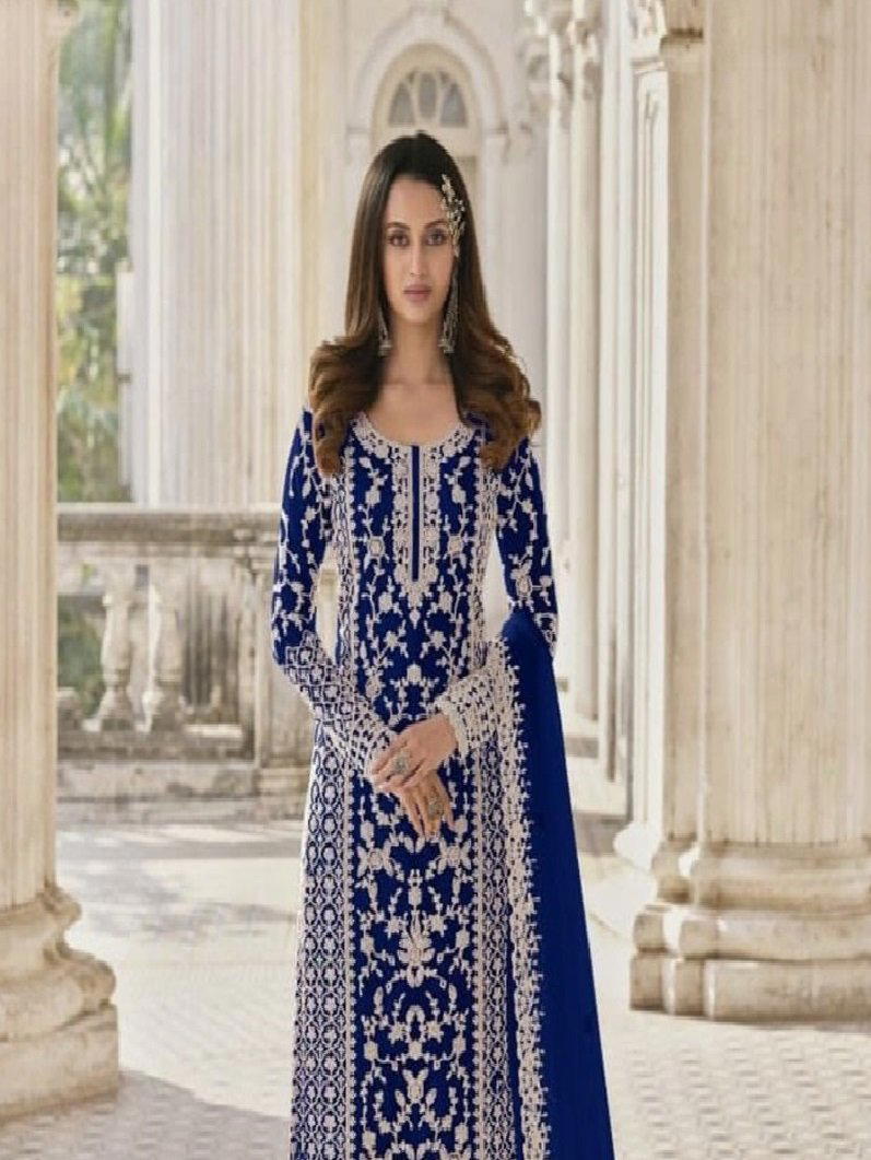 DVD 5014 BY SAGAR IMPEX DESIGNER EMBROIDERY SALWAR SUIT WHOLESALER IN SURAT 1
